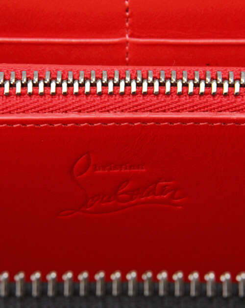 クリスチャン ルブタンコピー 　2015春夏新作カーフスキン　ラウンドファスナー長財布PANETTONE WALLET CALF PARIS/SPIKES 3135058 CM53